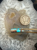 Smokey Bisbee Turquoise Cab with Quartz-645