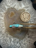 Smoky Bisbee Turquoise cab-662
