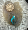 Deep blue Bisbee ribbon Turquoise cab – 671