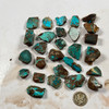 Bisbee Turquoise, Bisbee Turquoise Rough, Rough Bisbee Turquoise, Raw Bisbee Turquoise, Lapidary Bisbee Turquoise, Bisbee Turquoise Cabs, Bisbee Turquoise Cabochons, Bisbee Turquoise Gemstones, Bisbee Turquoise Rocks, John Hartman Bisbee Turquoise