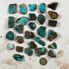 Authentic Bisbee Turquoise Rough for cutting Bisbee Turquoise Cabs, Bisbee Turquoise Beads, Bisbee Turquoise Gemstones, Bisbee Turquoise Cabochons. We have Natural Bisbee Turquoise Rough for Bisbee Turquoise Collectors, Bisbee Turquoise Cutters, Bisbee Turquoise Jewelers & Native American Bisbee Turquoise Artists.
Bisbee Turquoise is a Rare Gemstone From Bisbee, Arizona. Bisbee Turquoise is famous worldwide for its extraordinary beauty and one of a kind character. John Hartman is the #1 authority on Bisbee Turquoise.