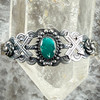 Crossed Arrows  Vintage Navajo turquoise bracelet.