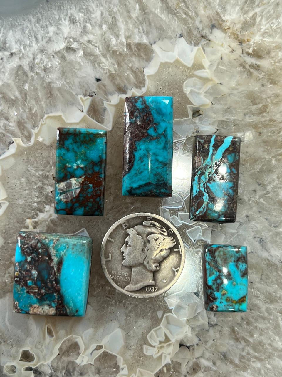 Bisbee Turquoise Cabochon Collection BT-51 - Durango Silver