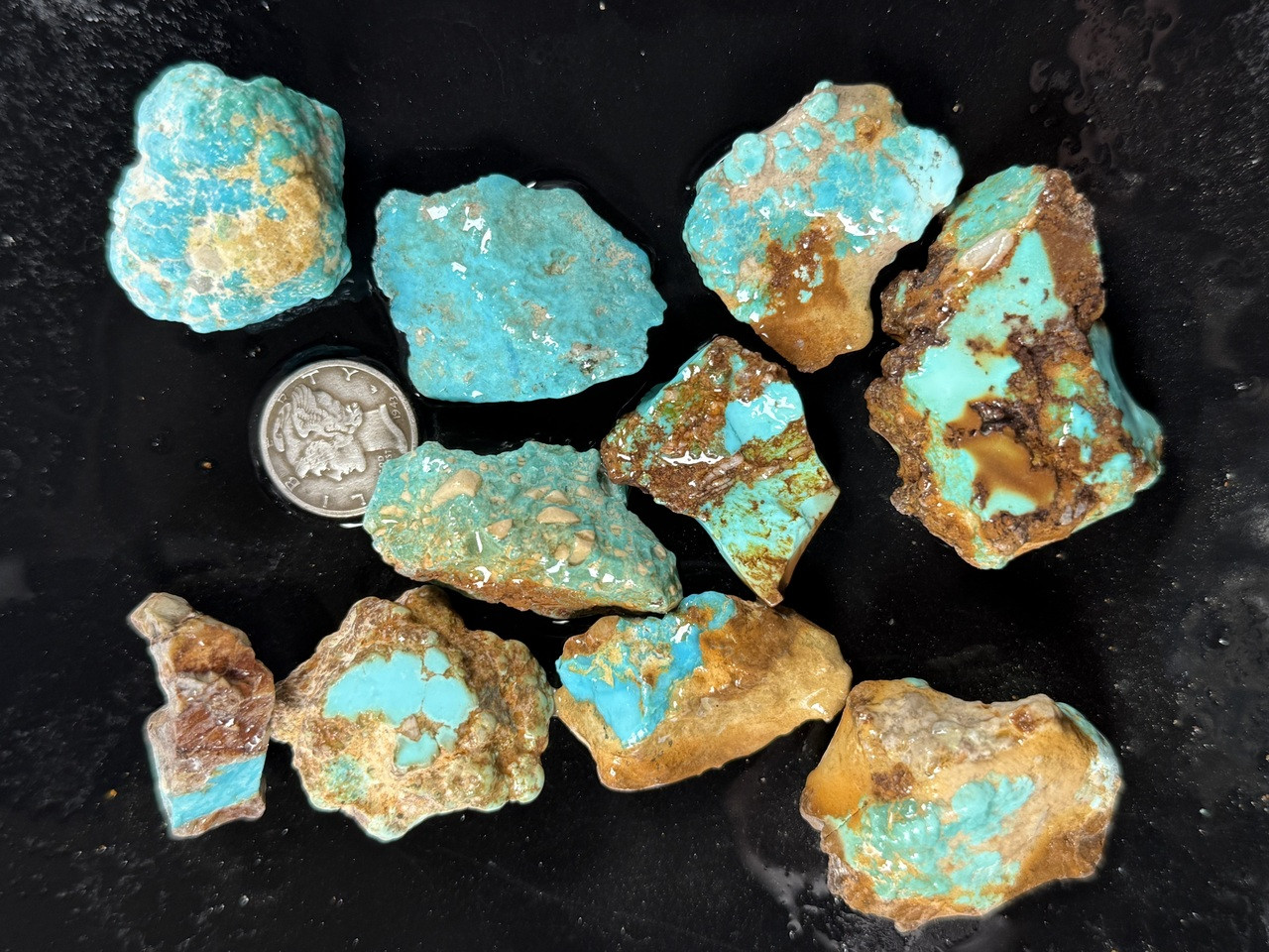 Blue Royston Turquoise rough