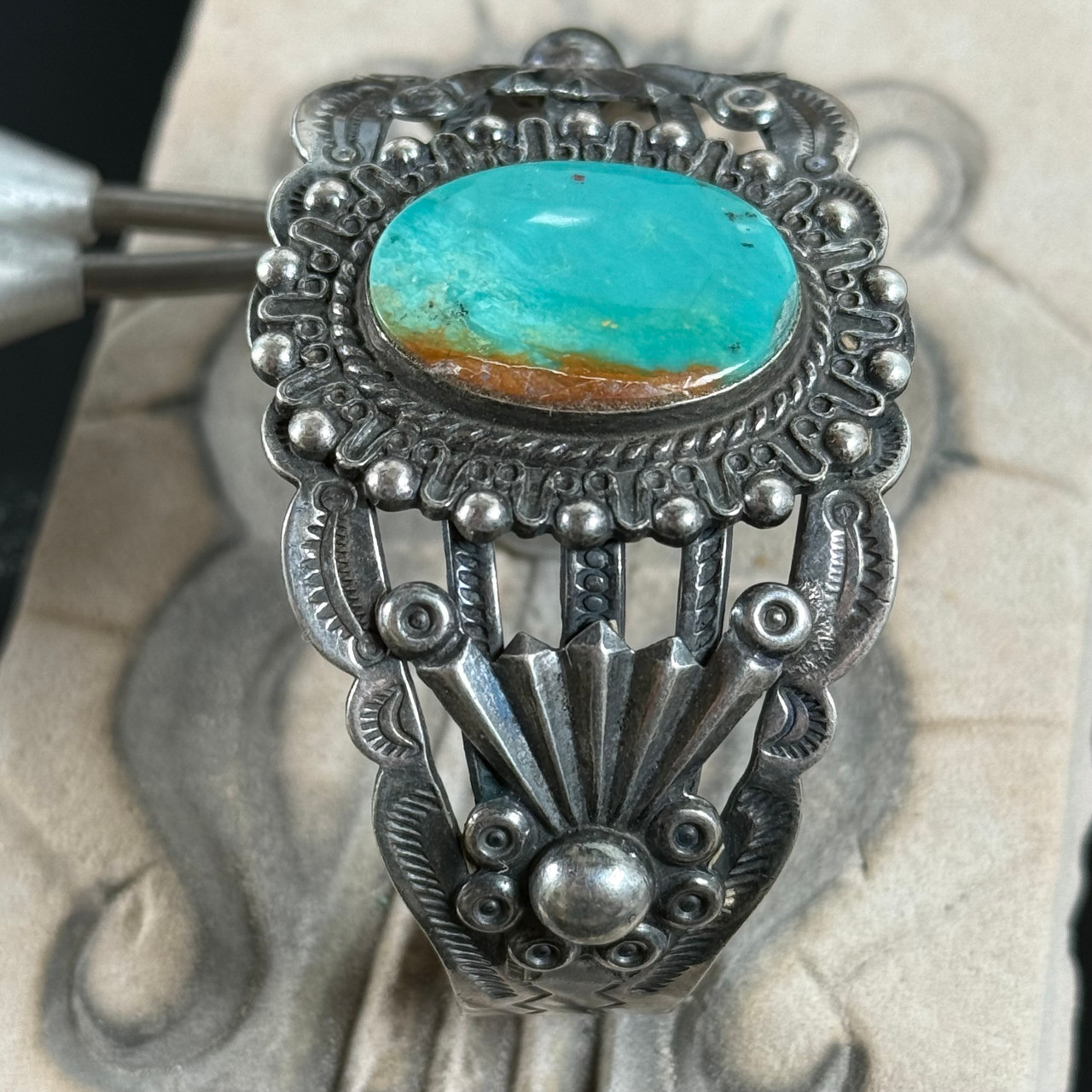 アクセサリー FRED Old Fred Harvey style Turquoise bracelet - Durango Silver Company