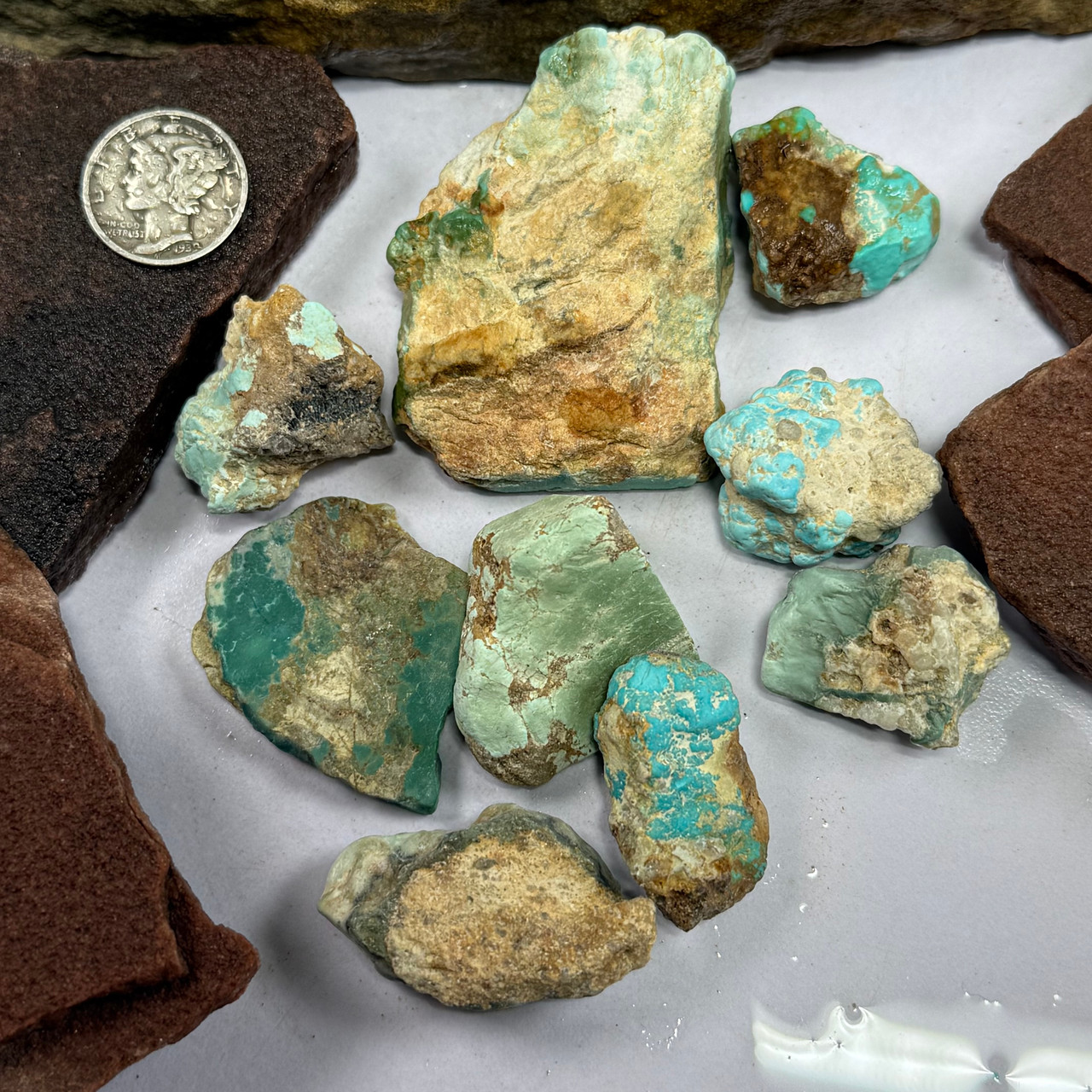 Vintage Royston Turquoise rough for sale