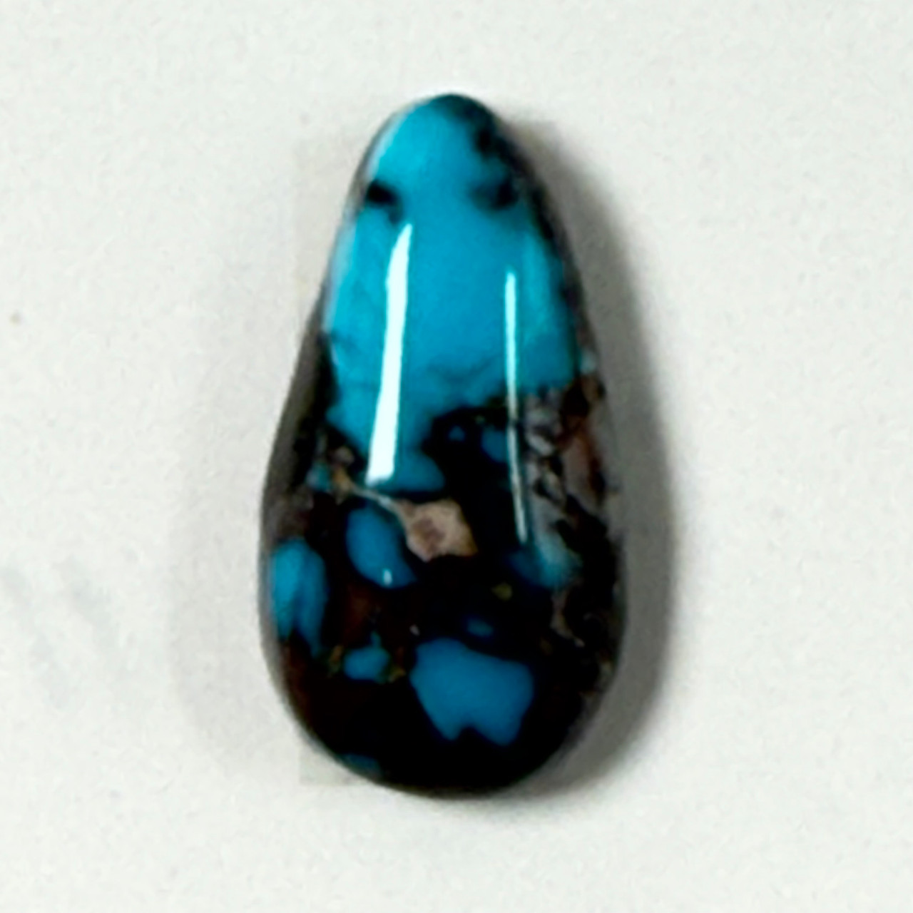Smokey Web Bisbee Turquoise Cab-611 - Durango Silver Company