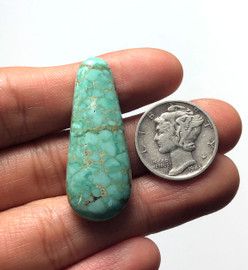 21 carats Broken Arrow Variscite Cabochon No Backing 21 carats Broken Arrow Variscite Cabochon No Backing