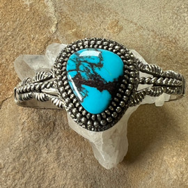 Bisbee Turquoise  Gentleman’s Bracelet