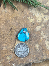 Red Web Bisbee Turquoise with Quartz