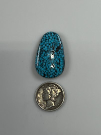 Kingman black spiderweb  Cabochon