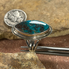 Bisbee Turquoise Ladies Ring  Bisbee Turquoise Ladies Ring