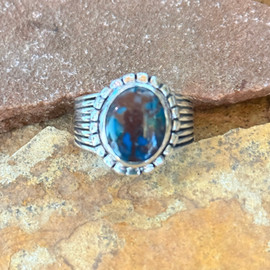 Deep Blue Bisbee Turquoise Ring Deep Blue Bisbee Turquoise Ring