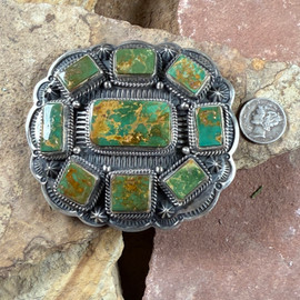 Manassa Turquoise Belt Buckle Manassa Turquoise Belt Buckle