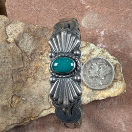 Vintage Fred Harvey Style Turquoise Bracelet Vintage Fred Harvey Style Turquoise Bracelet
