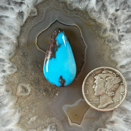 Classic Bisbee Turquoise Cabochon Classic Bisbee Turquoise Cabochon