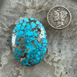 Bisbee Red Spiderweb Turquoise Cabochon-531 Bisbee Red Spiderweb Turquoise Cabochon-531