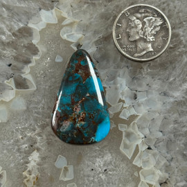 Bisbee Turquoise Smokey Beauty Cab Bisbee Turquoise Smokey Beauty Cab
