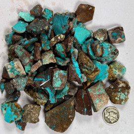 Rough Bisbee Turquoise-062 Rough Bisbee Turquoise-062