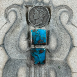 Bisbee Turquoise cab pair – 164