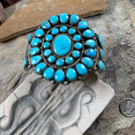 Lg Navajo Cluster Bracelet