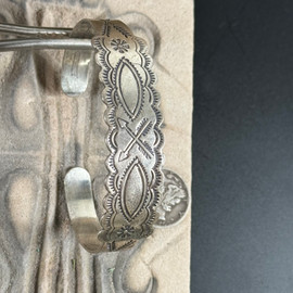 Vintage Navajo stamped bracelet