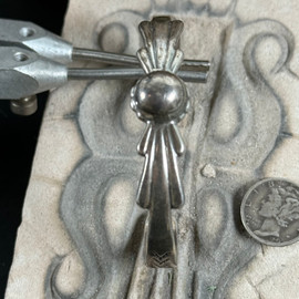 Vintage Navajo dome and Sunburst bracelet