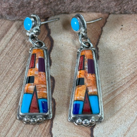 Beautiful multicolored Dangle Earrings