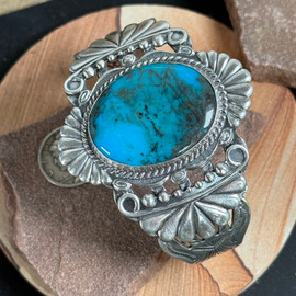 Smokey Bisbee Turquoise Bracelet-13