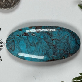 Smoky Web Bisbee Turquoise cab-612