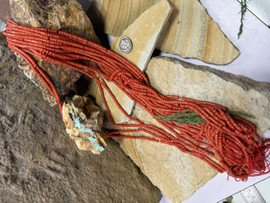 Beautiful 3.5 mm Mediterranean coral beads
