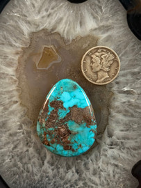Lg  Bisbee Turquoise Cab-657