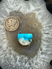 Crystal Bisbee Turquoise cab – 676
