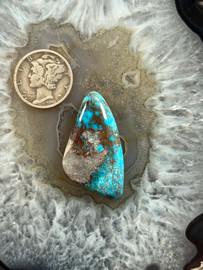 Crystal Bisbee Turquoise cab – 684
