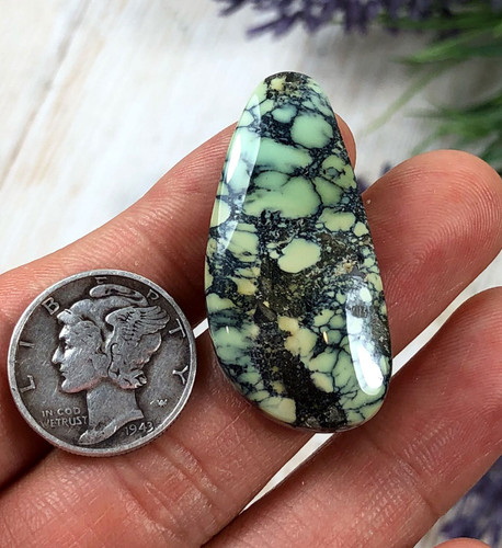 27 carats Natural Tortoise Variscite  Cabochon 27 carats Natural Tortoise Variscite  Cabochon