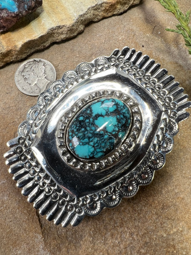 Bisbee Turquoise Belt Buckle Bisbee Turquoise Belt Buckle
