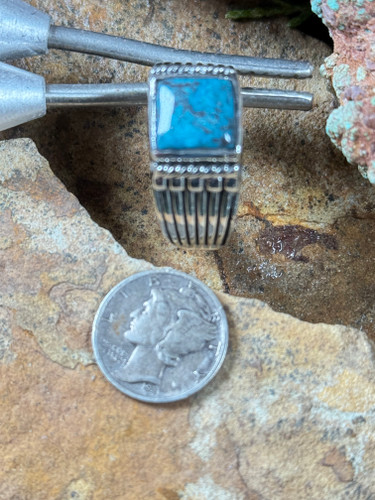 Smokey Bisbee Men’s Turquoise Ring 