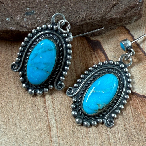 Fred Harvey style Turquois earrings Fred Harvey style Turquois earrings