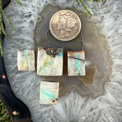 Bisbee Turquoise in Quartz Collection Bisbee Turquoise in Quartz Collection