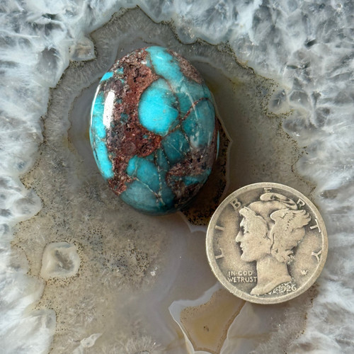 Smokey Bisbee Turquoise Cabochon-501