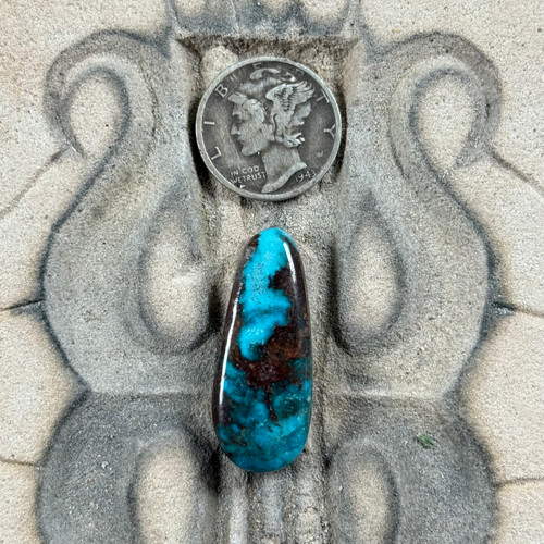 Smokey Bisbee Turquoise Cab-588