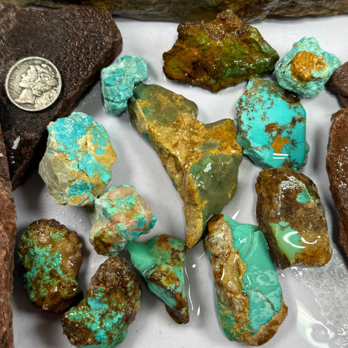 Vintage rough Royston Turquoise – 202