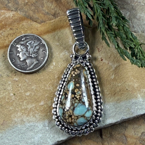 Candelaria Hills  Variscite  Pendant by Jeff Chee