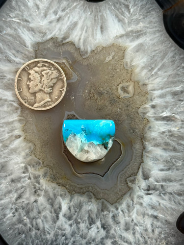 Crystal Bisbee Turquoise cab – 676