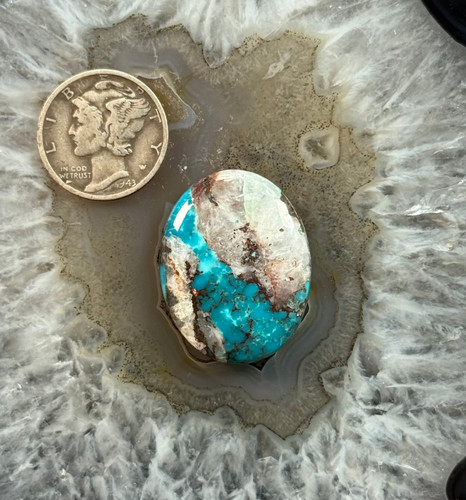 Crystal Bisbee Turquoise cab – 675
