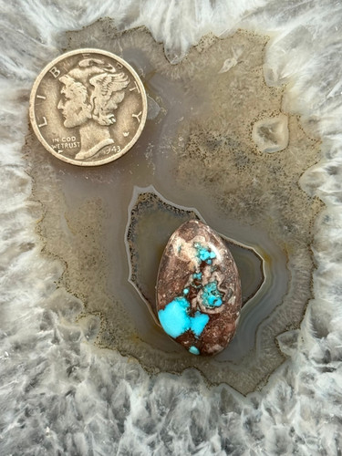 Bisbee Turquoise cab – 695