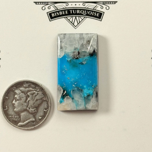 Original Crystal Bisbee Turquoise Cab