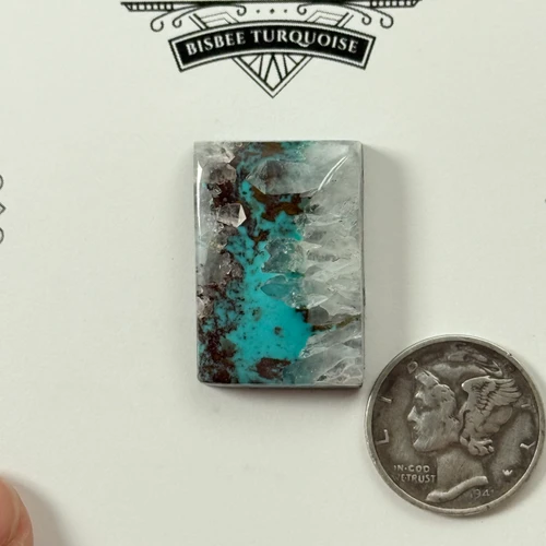 Crystal Bisbee Turquoise cab – 719