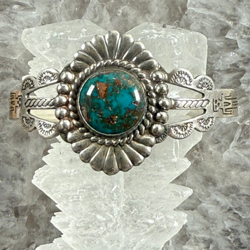 Fred Harvey style, Navajo Turquoise bracelet