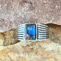 Royal Blue Bisbee Turquoise Men’s Ring